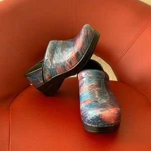 Dansko Cotton Candy Clogs
